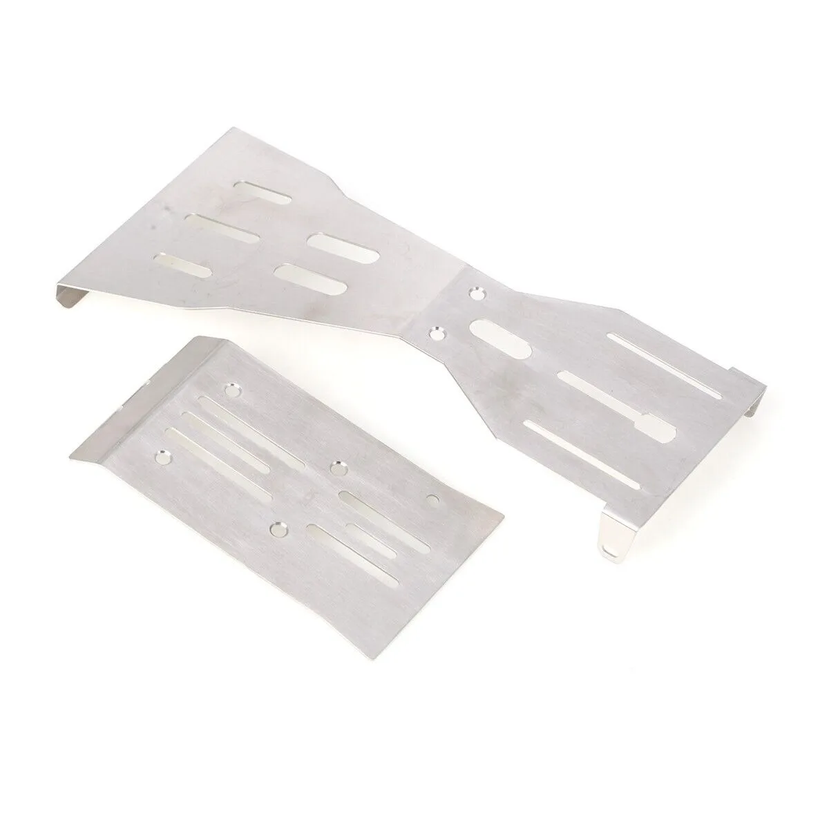 LCX Racing 1/10 RC Truck Car Stainless Steel Chassis Guard Skid Plate Guard Armor Upgrades Accessories for Arrma Fury 2WD 223S