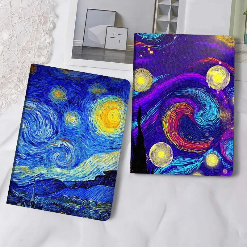 

Starry Night Sky Painting Gift Tablet Case For Samsung Tab Galaxy S6 S11 A A7 A8 A9 A11 10.1 10.4 10.5 Plus Lite