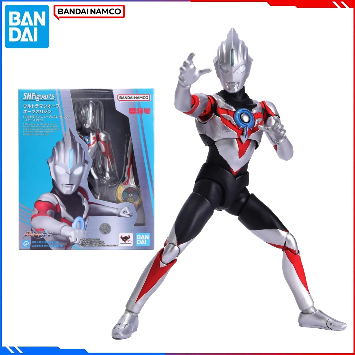 

Genuine Bandai Original Ultraman Figure Model Kits S.H.Figuarts Anime Figures Ultraman Orb New Generation Action Model Toy Gift