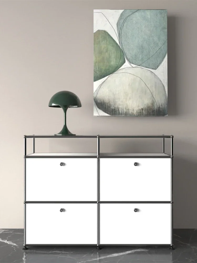 Entrance Cabinet Medieval Design Multifunctional Locker Internet Celebrity Bedside Table Tea Cabinet