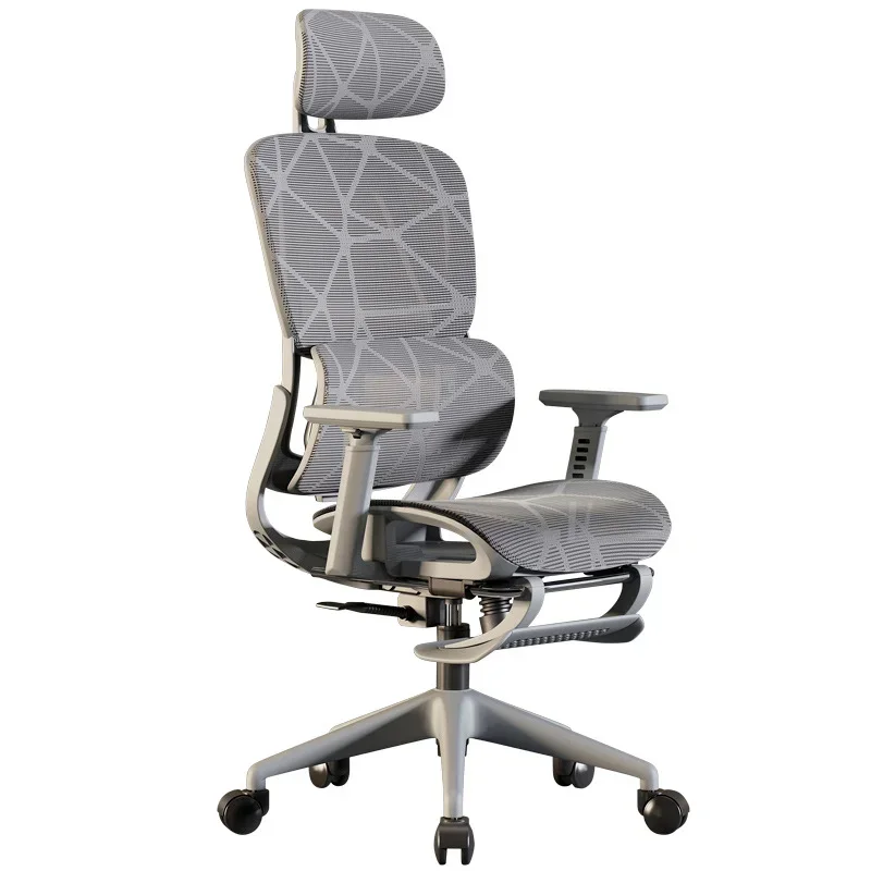 professional manufacturer home office furniture adjustable armrest 3D ergonomic mesh office chair with headrest