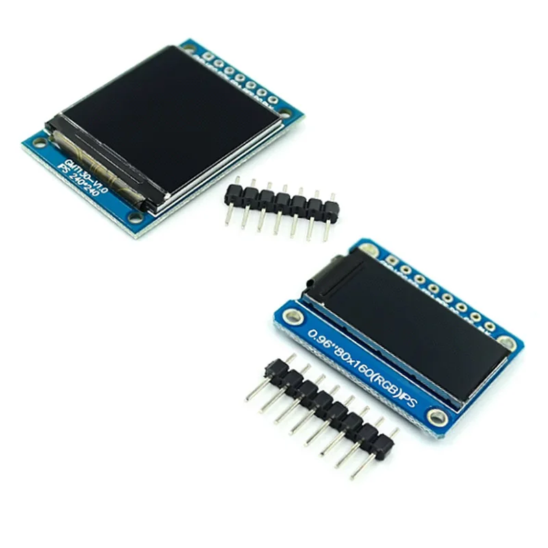 0.96/1.3/1.44/1.8 Inch Color Screen High definition IPS 0.96 Inch 1.3 Inch TFT OLED  LCD Display Screen Module St7735