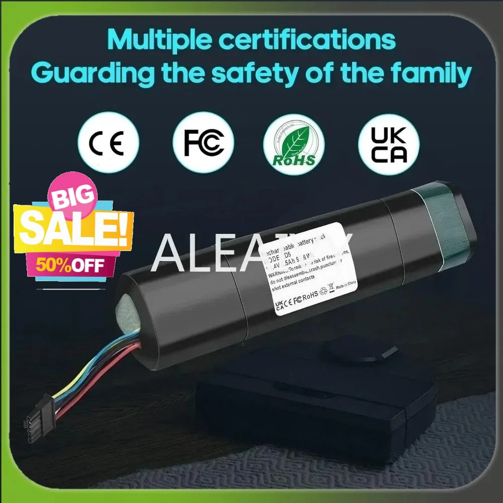 

【Upgraded】14.4V 6800mAh 12800mAh Li ion Replacement Battery For Neato Botvac D3 D4 D5 D6 D7 945-0225/205-0011 Sweeping Robot
