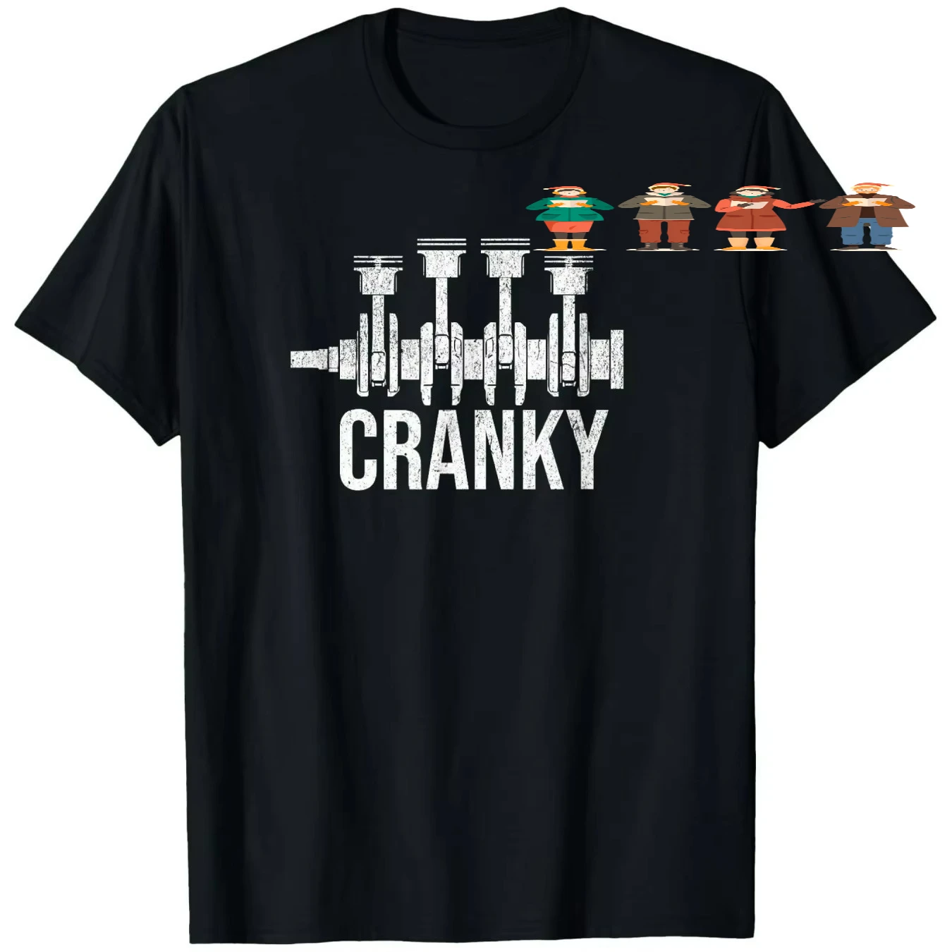 Automotive Car Engine & Crankshaft Mechanic Tool Graphics T-Shirt 100% Cotton O-Neck Short Sleeve Summer Casual Mens T-shirt