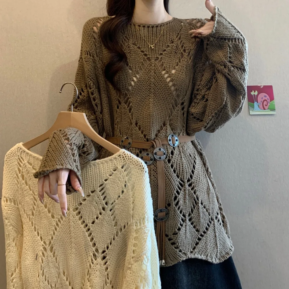 

Элегантные тонкие трикотажные футболки с длинными рукавами, базовый топ High Street, осень-зима, большие размеры