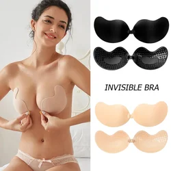 Adesivi per il petto in Silicone Mango sollevare il reggiseno nudo reggiseno autoadesivo nudo copertura invisibile reggiseno Pad Sexy senza spalline petali del seno