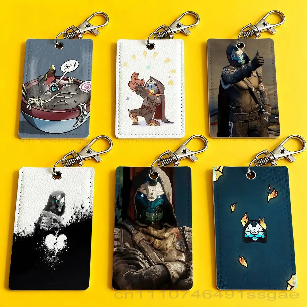 Cayde 6 Witness D-Destiny-2 Badge Holder Keychain For Bank Business Work Card Holder Student Card Protective Case Bus Card
