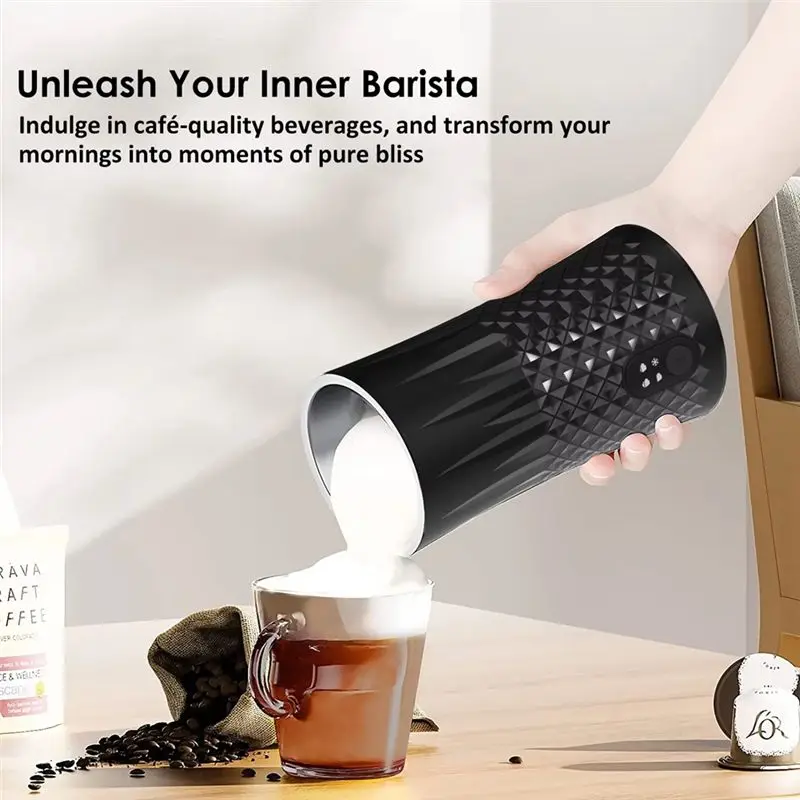 Electric Milk Frother Formilk Perfect Forcappuccino Kitchen Appliance Forcoffee Enthusiasts EU Plug view 4