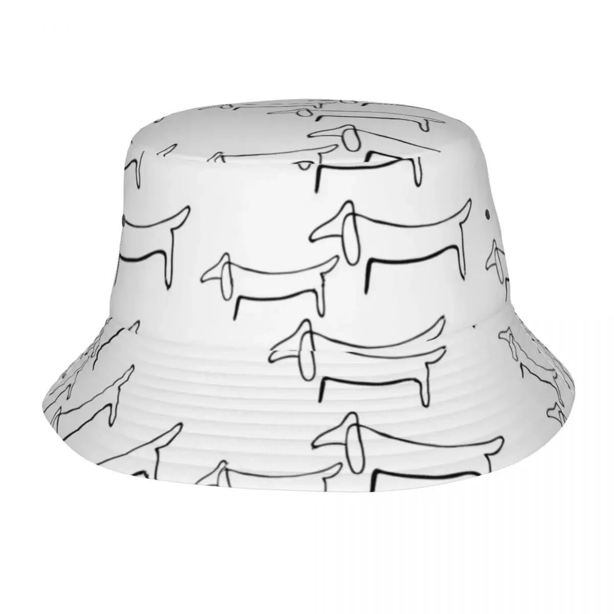 Pablo Picasso Wild Wiener Dog Dachshund Bucket Hat Panama Hat Outdoor Reversible Fisherman Hats For Summer Fishing Unisex Caps