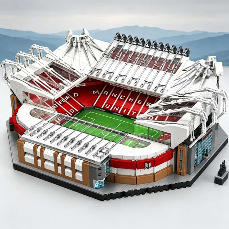 

3898 PCS Old Trafford Football Stadium Stadium Creative Building Blocks Bricks Raw Christmas Toys Gifts