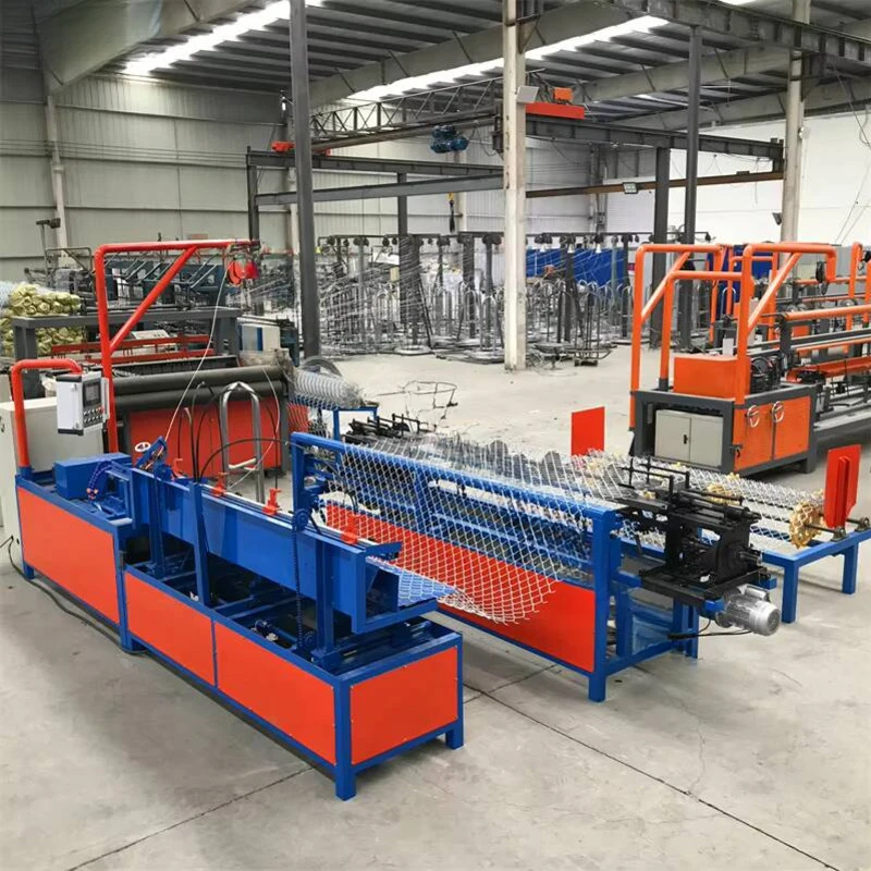 Low Investment Single Chain Link Fence Zoo Diamond Wire Mesh Making Machine Pet Cage Farm Isolation Net