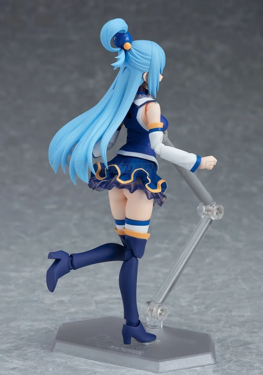 Fábrica máxima original Figma # 399 Kono Subarashii Sekai Ni Shukufuku O! Aqua Akua Action Figure Modelo Figura Ornamento Presente