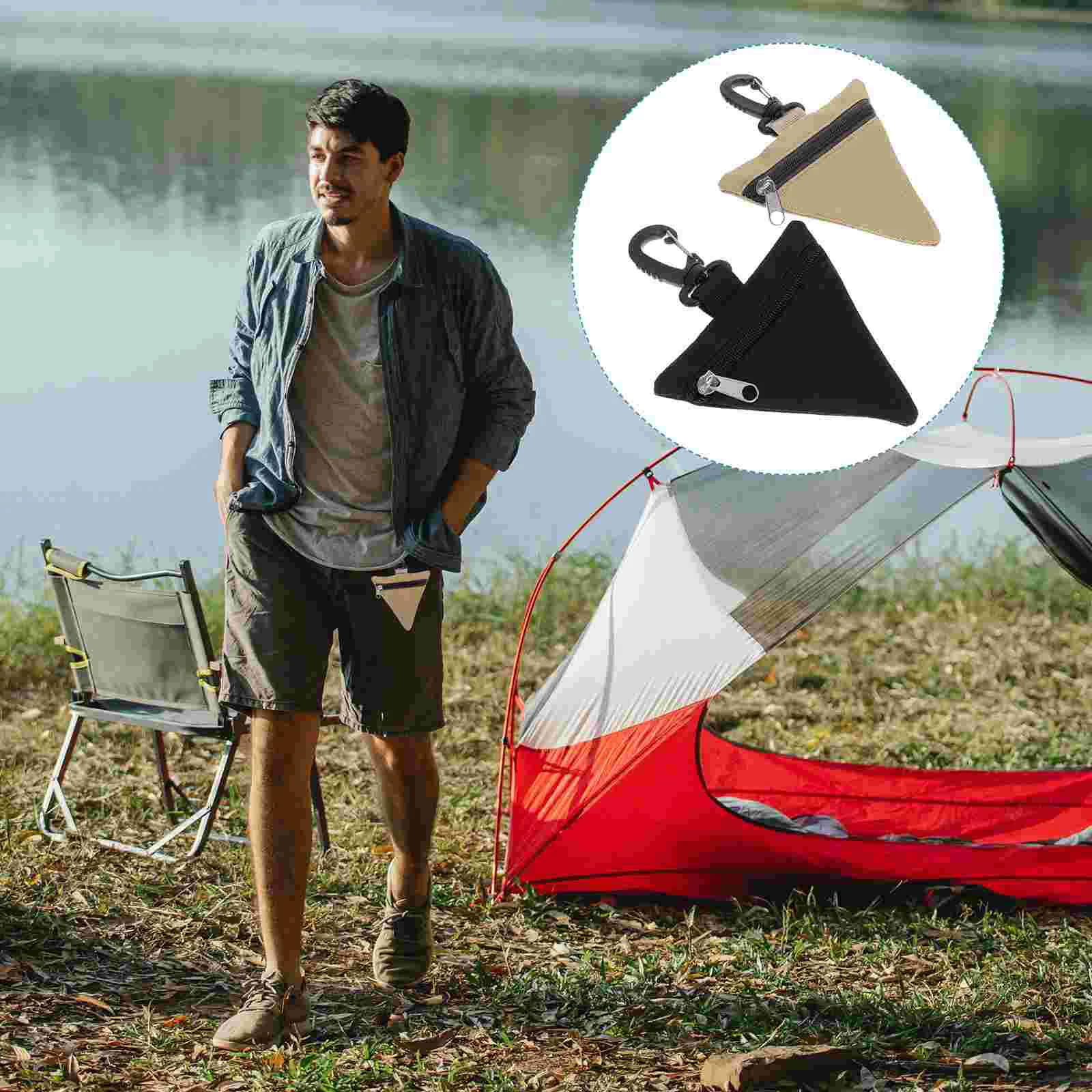 

Fanny Pack Picnic Hanging Bag Pocket for Camping Outdoor Storage Pouch Little Small Item Organizer