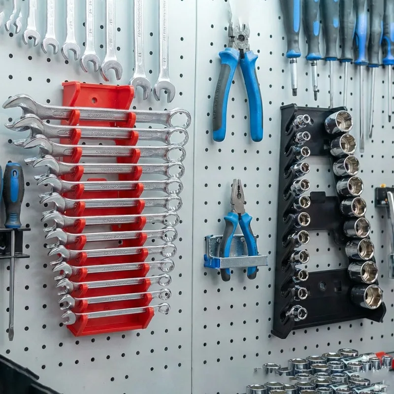 متعددة فتحة وجع مآخذ ABS علبة بلاستيكية خفيفة الوزن أداة الوصول السريع المحمولة صندوق تخزين توفير المساحة أداة حامل الأدوات #5