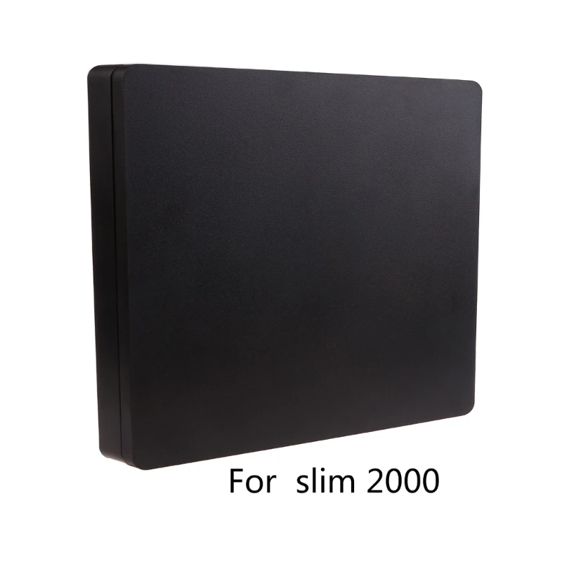 Game Machine-Case Solid Color Shell Game Console Replacement Full Cover Housing for PS4 Slim 2000 Game Accessories White