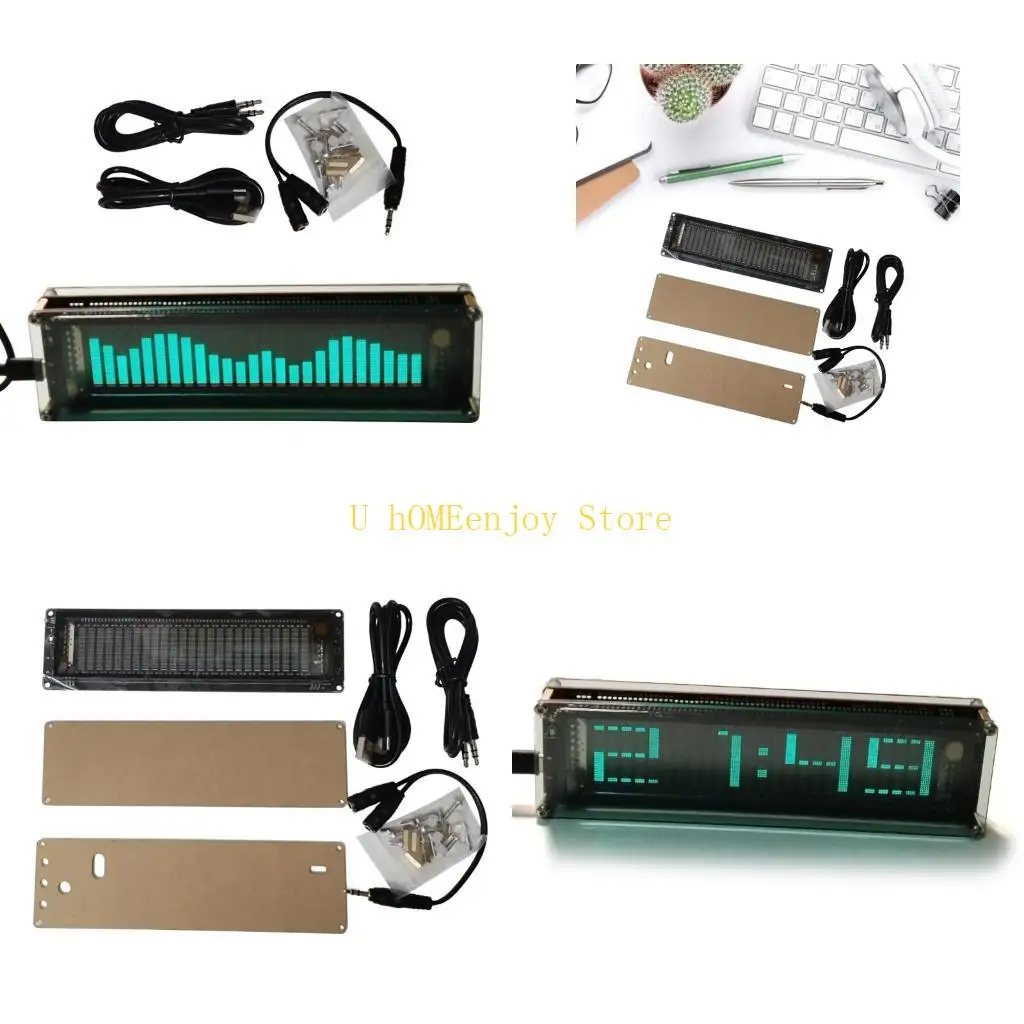 

B0KF Music Spectrum Light Pickup Rhythm Lamp Amplifier for Parties Home Entertainment