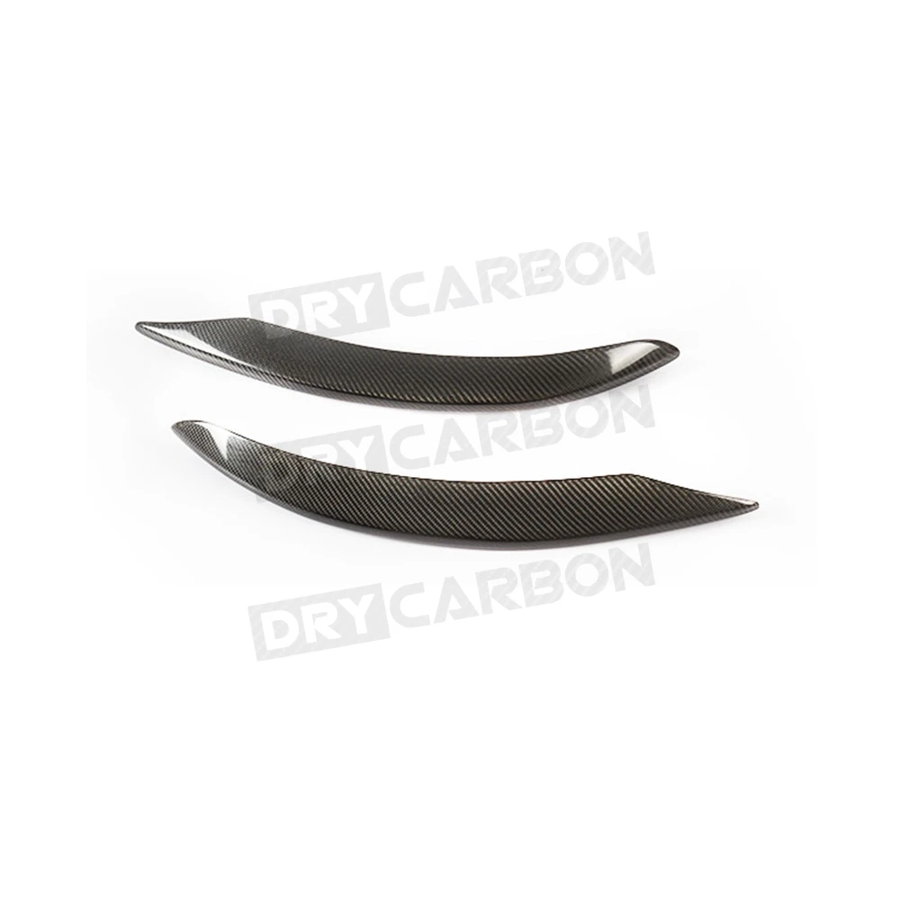 Carbon Fiber Front Bumper Air Vent Trim Foglamp Middle Strip Canards For Benz CLA Class W117 CLA250 Sport 2014 2015 2016