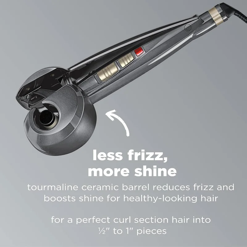 Frizz-Free Waves van snel verwarmende, keramische automatische krultang - Salonkwaliteit, instelbare temperatuur
