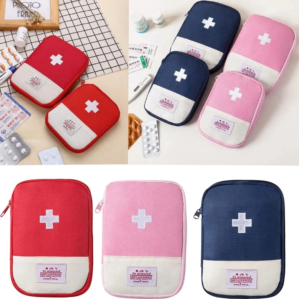 First Aid Kit Pouch Home Medicine Storage Bag Suitable For Outdoor Travel Medical Bag Home Rescue Emergency Survival Kit