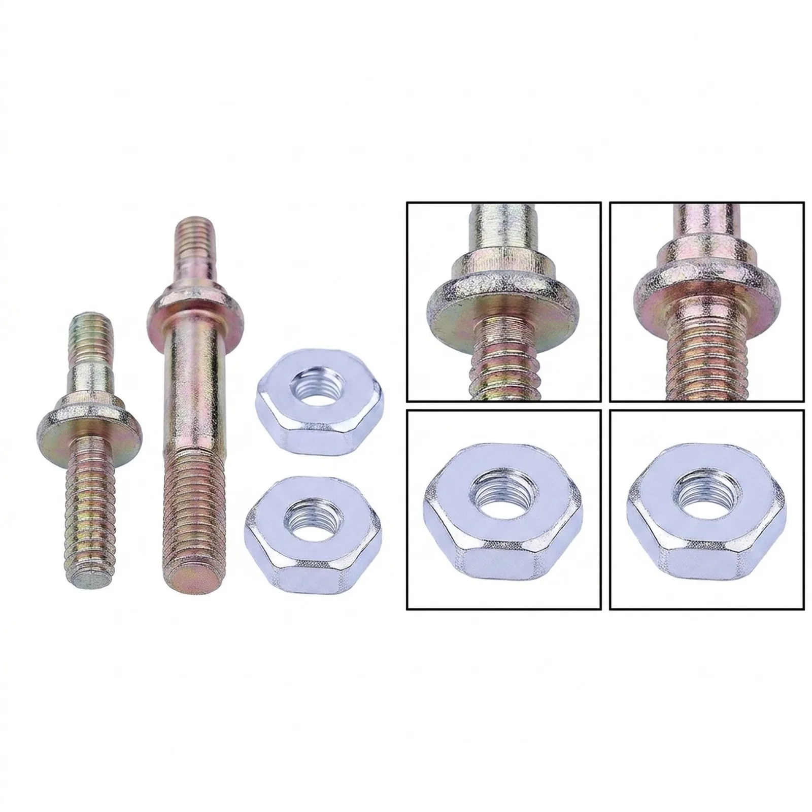Bolt Accessories for stud Nut Short for stud 3pcs Easy To Use Long for stud Metal Electric Saw Accessories for chainsaw