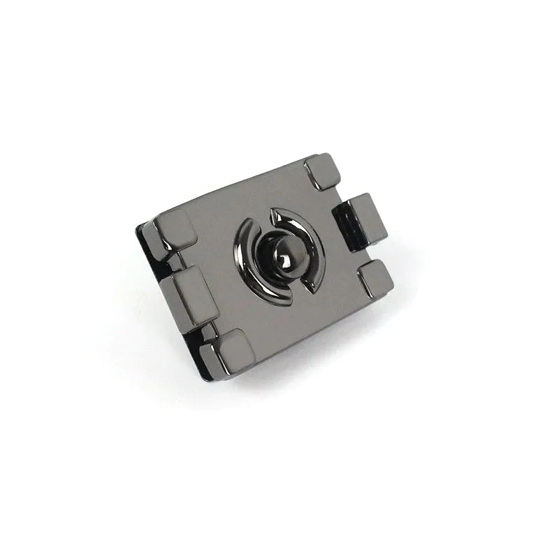 Rectangle Shape Clasp Turn Lock Twist Locks DIY Leather Handbag Bag Hardware Accessories