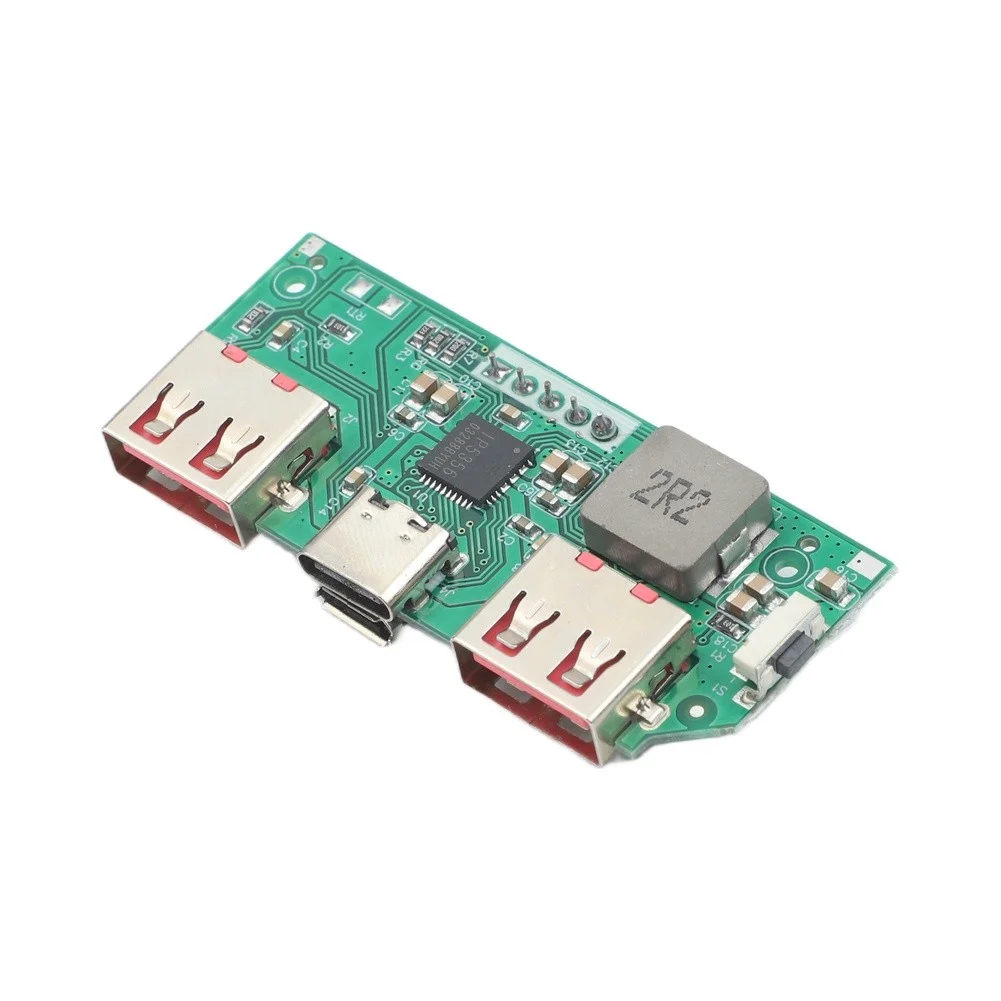 5V 3A for Power Bank Module with Digital Screen for Real-Time Battery Monitoring and Multi-Device Charging Circuits