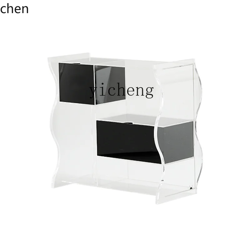 YFY  Transparent Acrylic Perfume Storage Rack Dustproof Cosmetics Display Rack