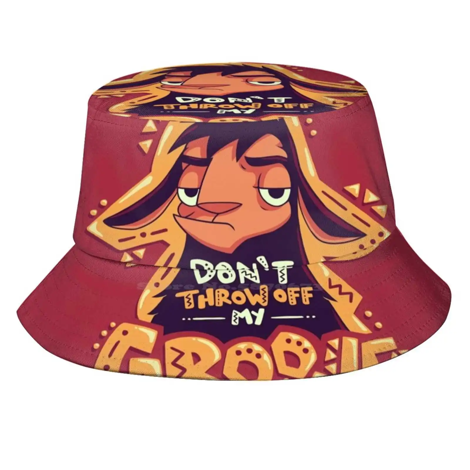 

Dont Throw Off My Groove // Llama Kuzco, Cartoon Emperor, Alpaca Sun Cap Fisherman Hat Bucket Hats Off Llama Kuzco Cartoon