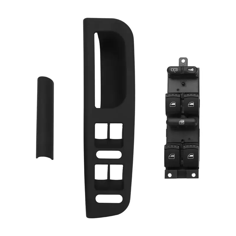 Car Master Power Window Switch Control Button 1J4959857D 3B1867171E For Passat B5 Bora Golf 4 MK4 Seat Leon Toledo 1999-2004-Boo