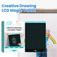 Lcd Writing Tablet Colorful Screen Drawing Board Reusable Pad for Kids Colorful Doodle Drawing Tablet Educational Creative Toys