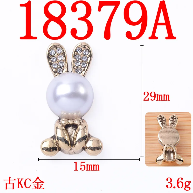 Korean version hair band headgear hair accessories alloy accessories retro cartoon animal bear rabbit DIY mobile phone case mate view 4