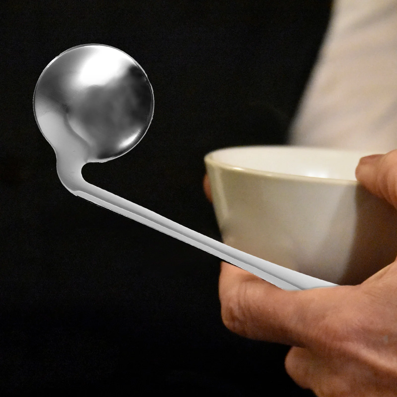 

1 set Left handed Angled Spoon Fork Set Stainless Steel Curved Elderly Feeding Utensils Patient Auxiliary Tableware