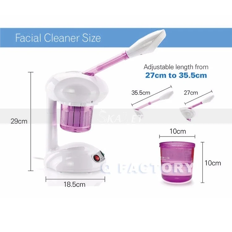 Portable facial steamer deep cleaning   nano beauty device for face care steam