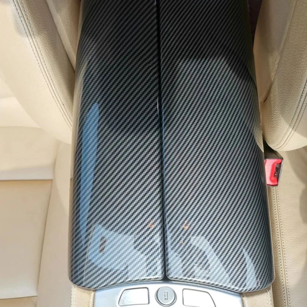 غطاء حماية صندوق مسند ذراع وحدة التحكم المركزية للسيارة ، نوع ABS ، بي ام دبليو 7 F01 F02 Series-Snap