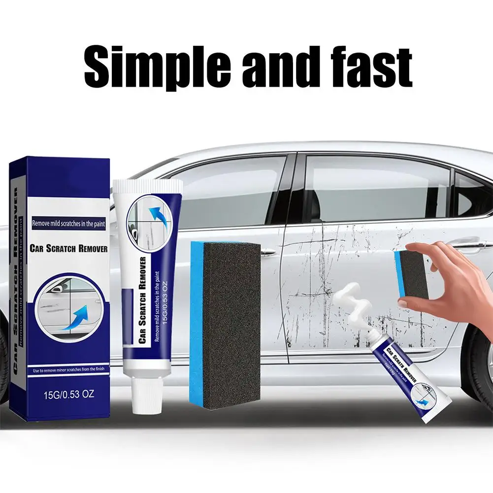 Car Scratch Remover Paint Repair Compound Auto Swirl Remover Polishing Anti Scratch Wax Body Grinding Paste Care Kit