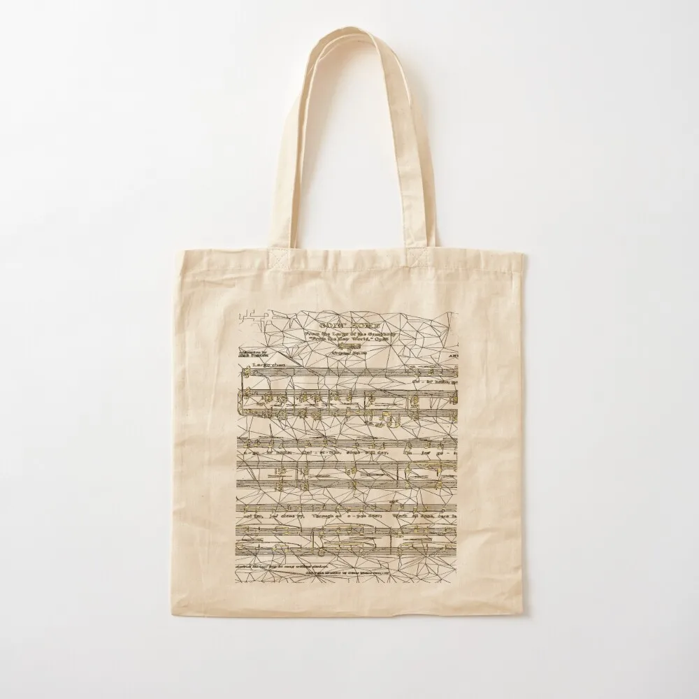 

SONG GOIN' HOME LARGO BY ANTONIN DVORAK THE NEW WORLD SYMPHONY Tote Bag large size bags tote bag canvas Canvas Tote Bag