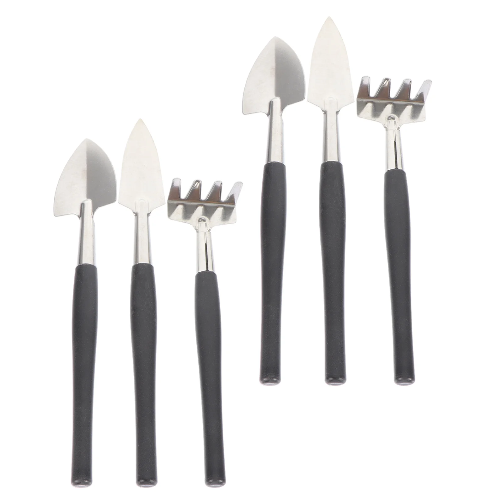 

6pcs Mini Garden Tools Set Stainless Steel Small Shovel Trowel Rake For Planting Succulents Indoor Outdoor Transplant Tool Kit