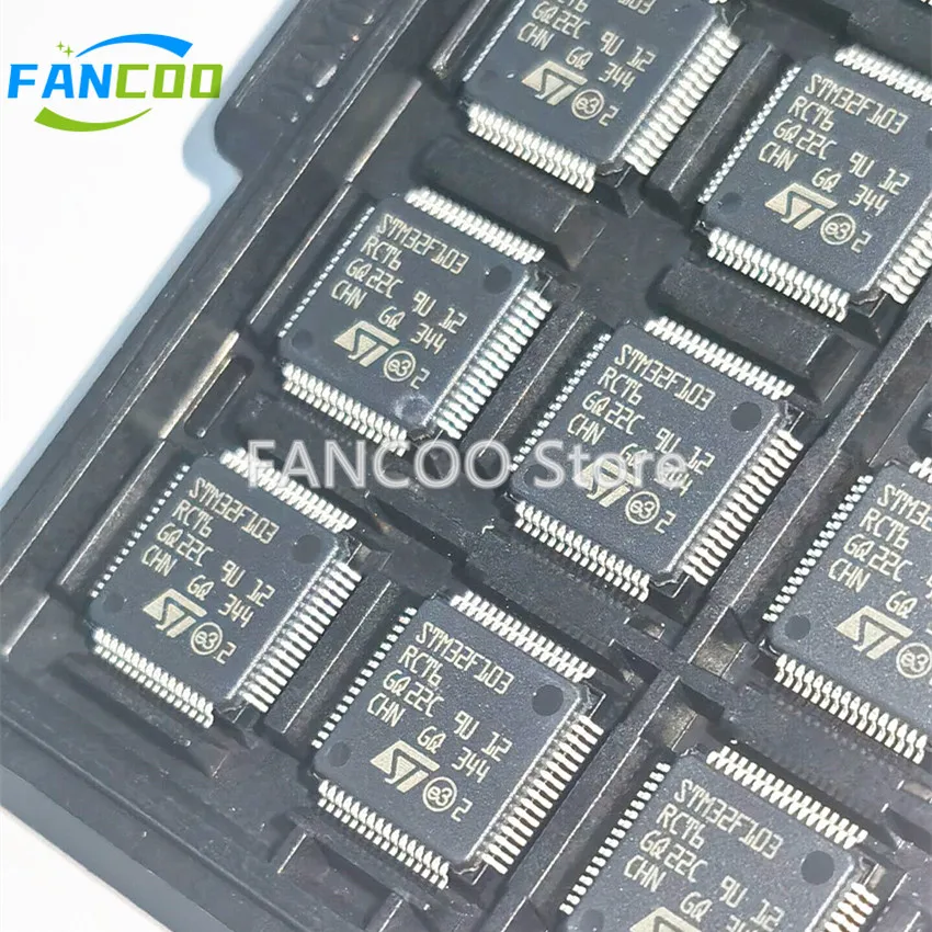 

1pcs STM32F103RCT6 LQFP-64 STM32F103 STM32 STM32F103R8T6 103 RC RB RD RF RG VB V8 VC VE VF VG ZC ZE ZG T6 T7