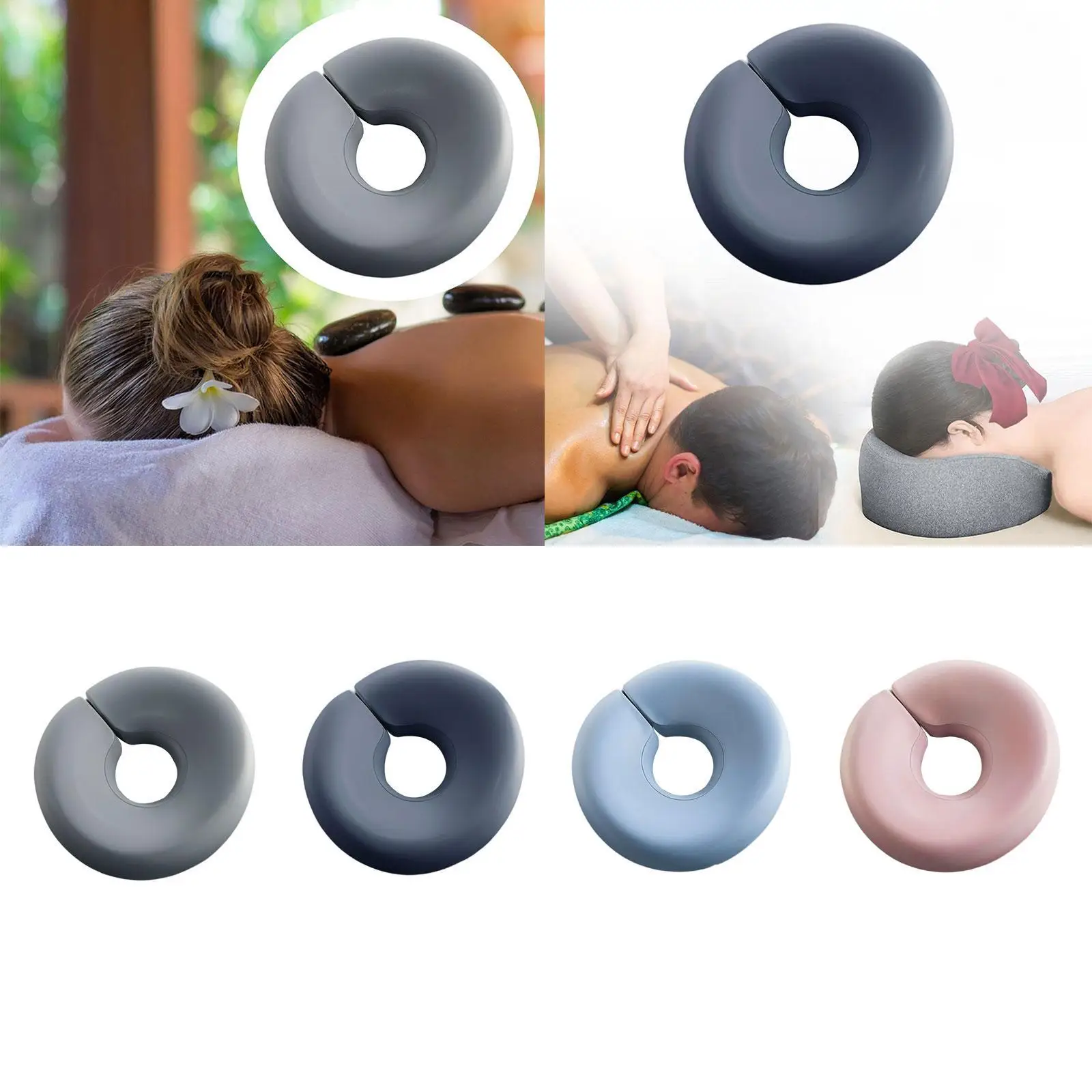 Salon Massage Pillow Ergonomic Face Cushion Body Support Rest Pad for Beauty Spa Massage Table