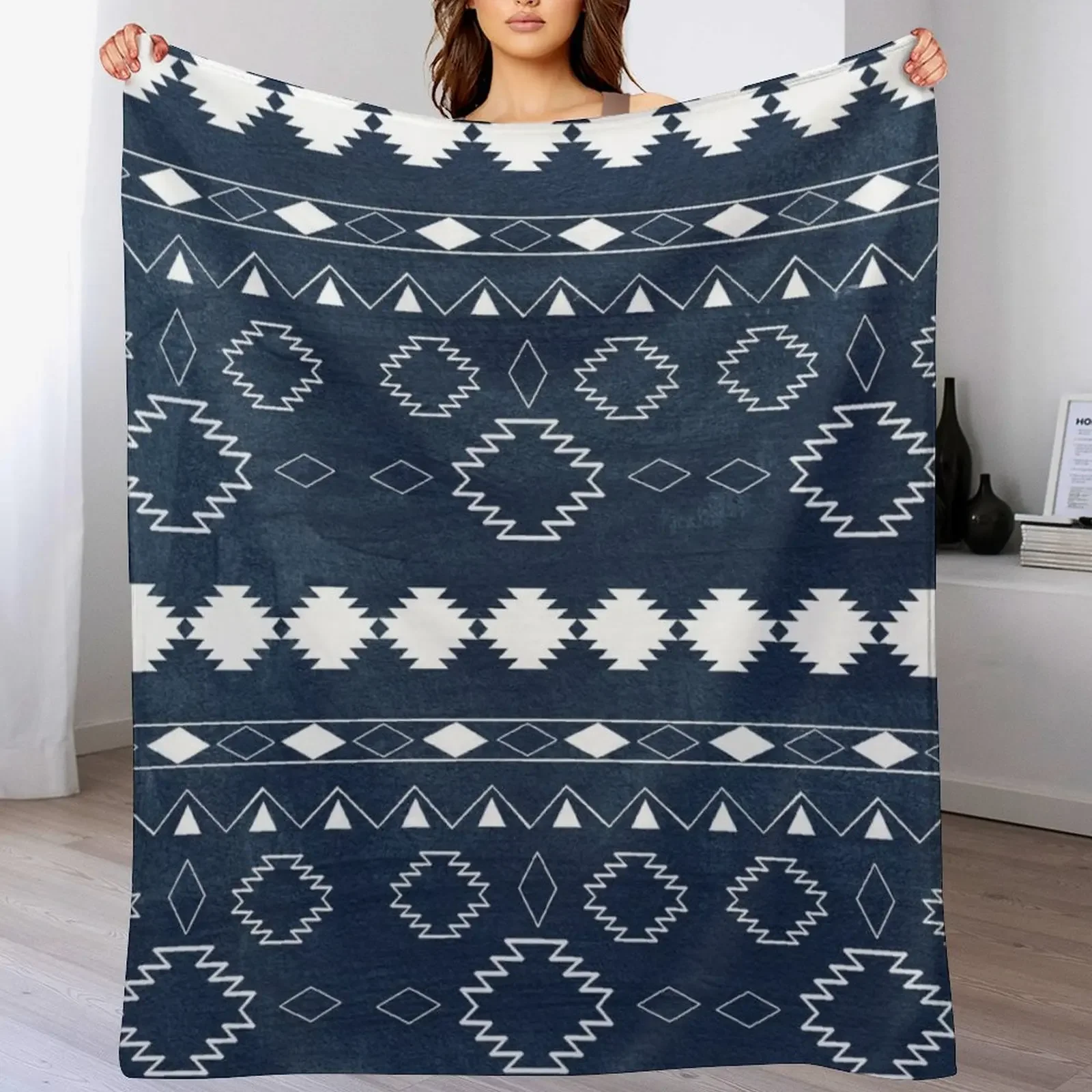 New Tribal Boho Pattern Chic #2 #aztec #decor #art Throw Blanket Warm for sofa Blankets