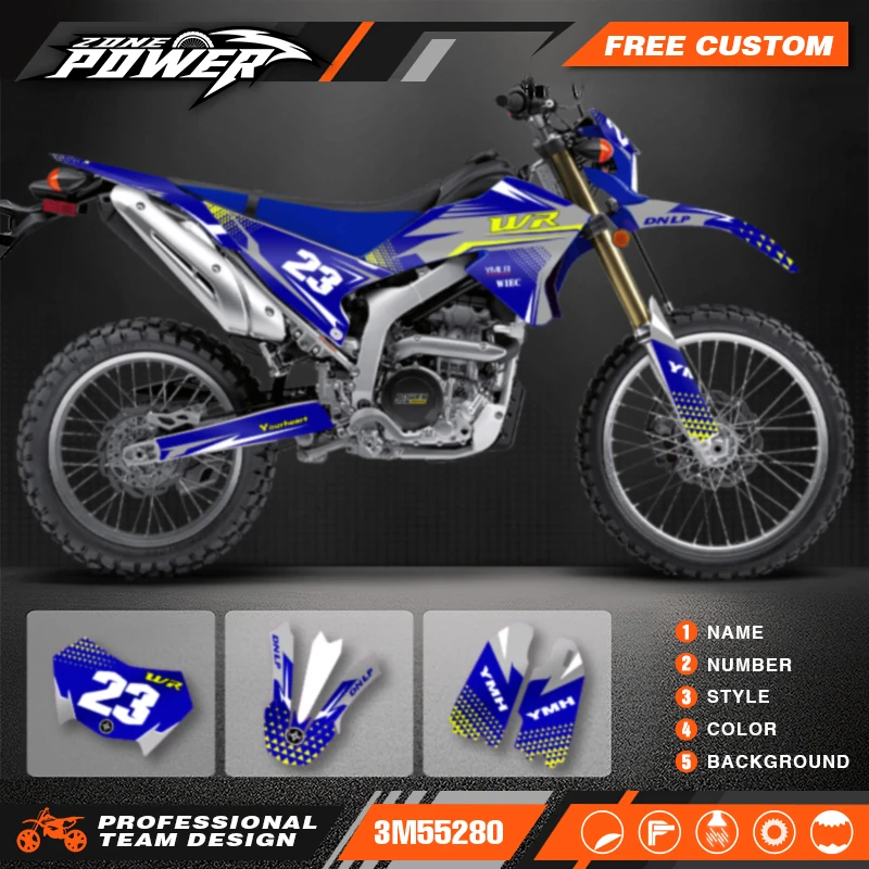 

Наборы наклеек с графикой мотоцикла Powerzone для Yamaha WR250R WR250 2008-2020 08