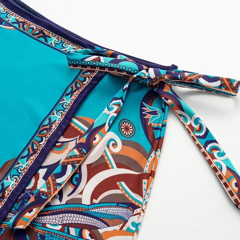 Sexy femmes Bikini ensemble maillot de bain papillon et libellule à manches longues creux imprimé une pièce maillot de bain été maillot de bain maillots de bain