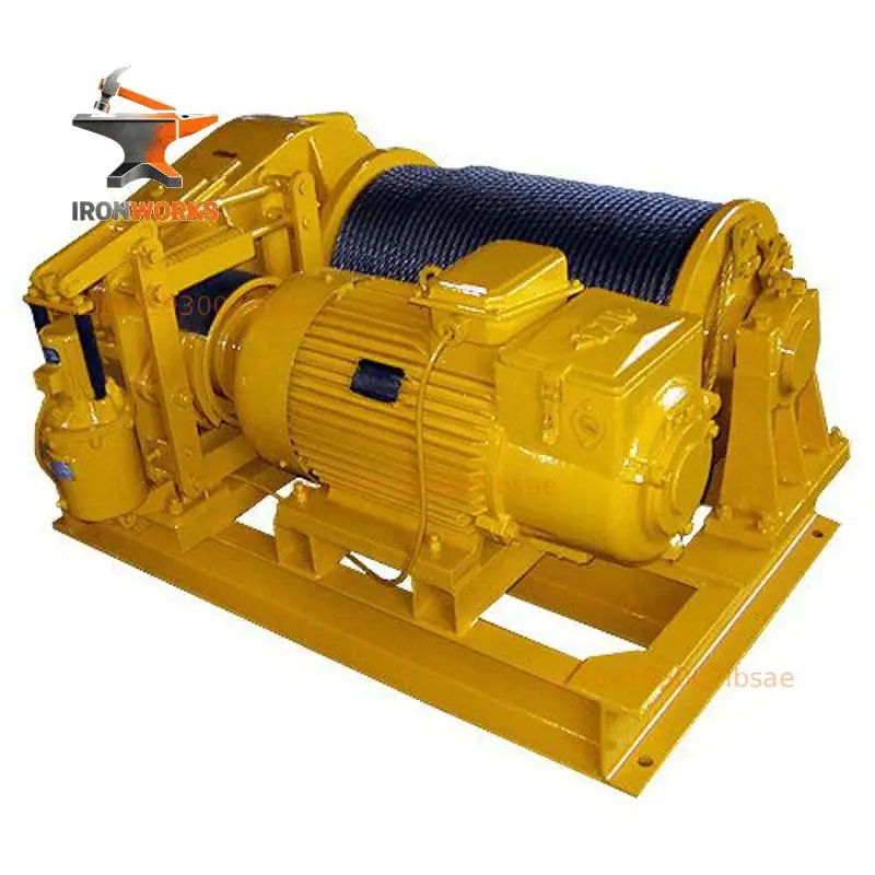 Vertically lift or horizontally and obliquely draw heavy weights 1 Ton Electric Winch