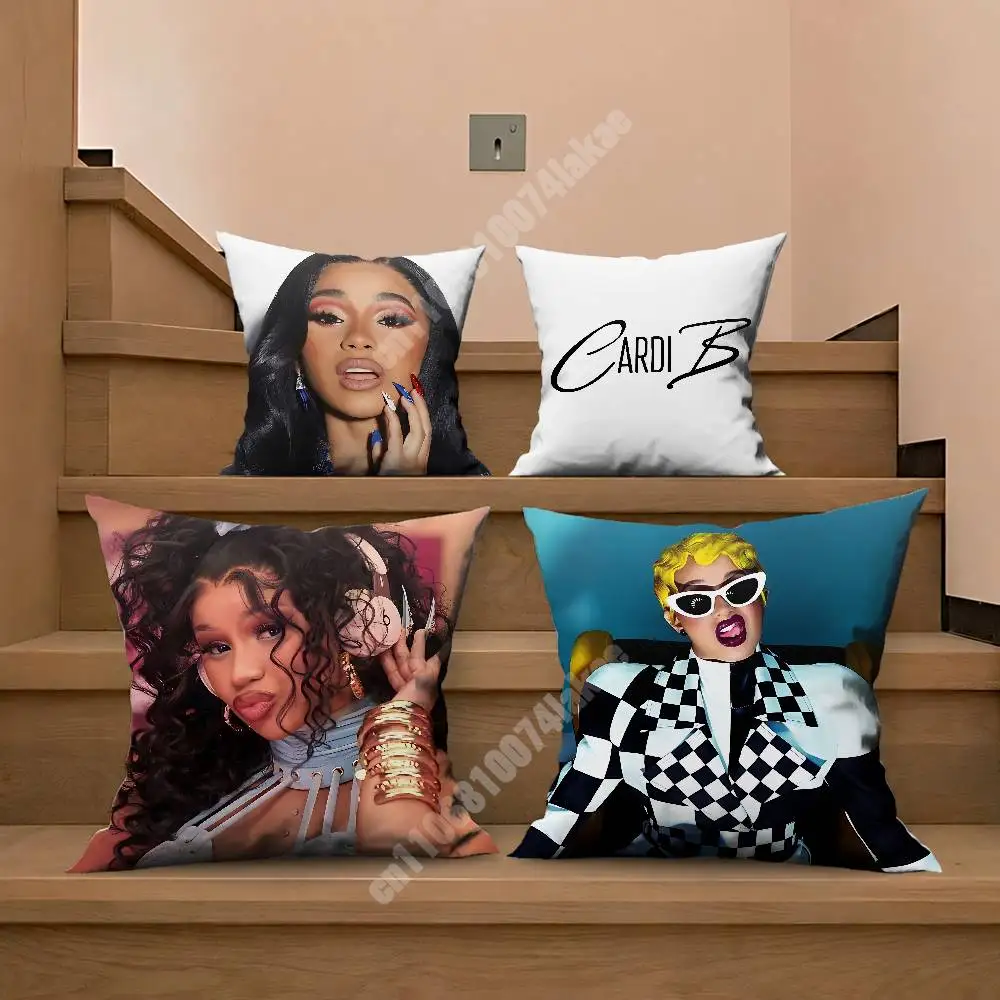 C-Cardi B Little Miss Drama Rap Queen Sofa Couch Pillow Cover Cushion Case Cozy Bedroom Accent Studio Furnishing