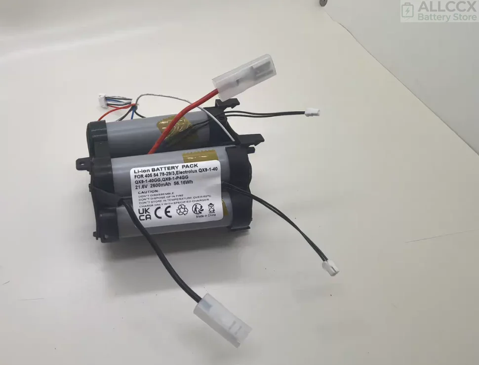 ALLCCX [21.6V Version] 2500mAh/3200mAh Vacuum Cleaner Battery for Electrolux PURE Q9 QX9-1-40 QX9-1-40GG QX9-1-P4GG PQ91-40GG