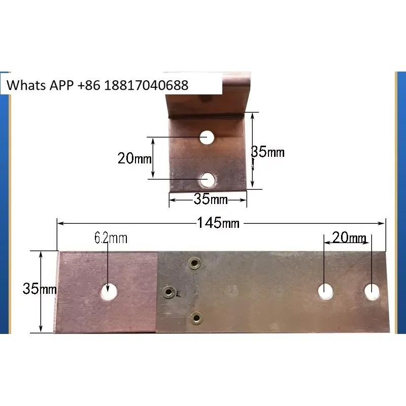 1PC for High-frequency Machine Accessories Foot Pedal Working Contacts High Copper Sheet Upper and Lower Contact Points Hot