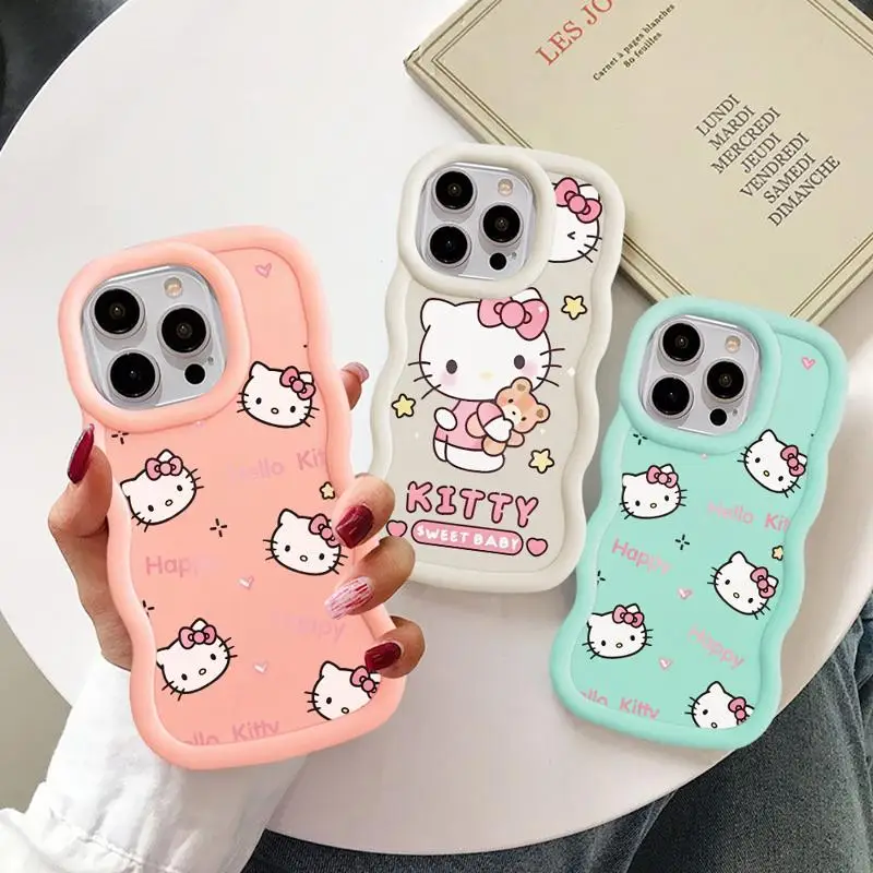 Cute Hello Kitty Phone Case forfor Vivo Y02 Y02S Y03 Y15S Y16 Y18 Vivo Y27 Y33S 4G Y17S Y20 Y20i Y21 Y21S Y21A Y22S Y28 5G