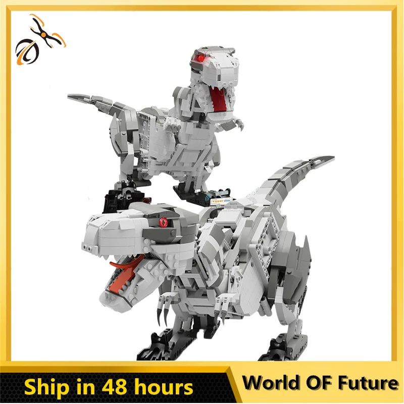 

Technical Jurassic World K96113 Dinosaur APP Remote Control Bricks Building Blocks Program Moc Toys For Children Kids Gift Sets