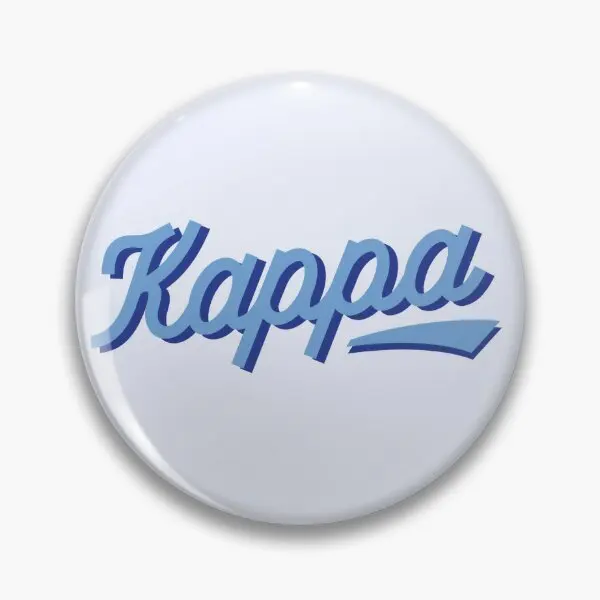 Kappa Vintage Kappa Kappa Gamma  Soft Button Pin Lapel Pin Hat Funny Collar Creative Clothes Jewelry Cute Lover Badge Fashion