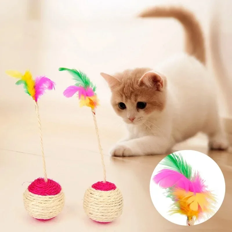 1 Pcs Jianma Badminton New Cat Products Bite and Grind Claws Pet Products Bite resistant Cat Toys